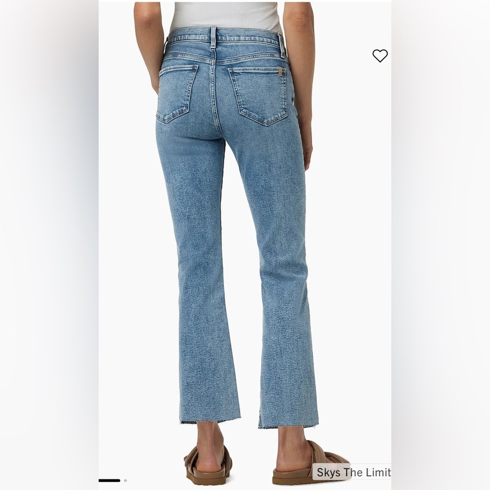 Joe's Jeans Callie Boot-Cut Crop hi rise Jeans Skys the limit wash Size 29 EUC - Picture 2 of 10